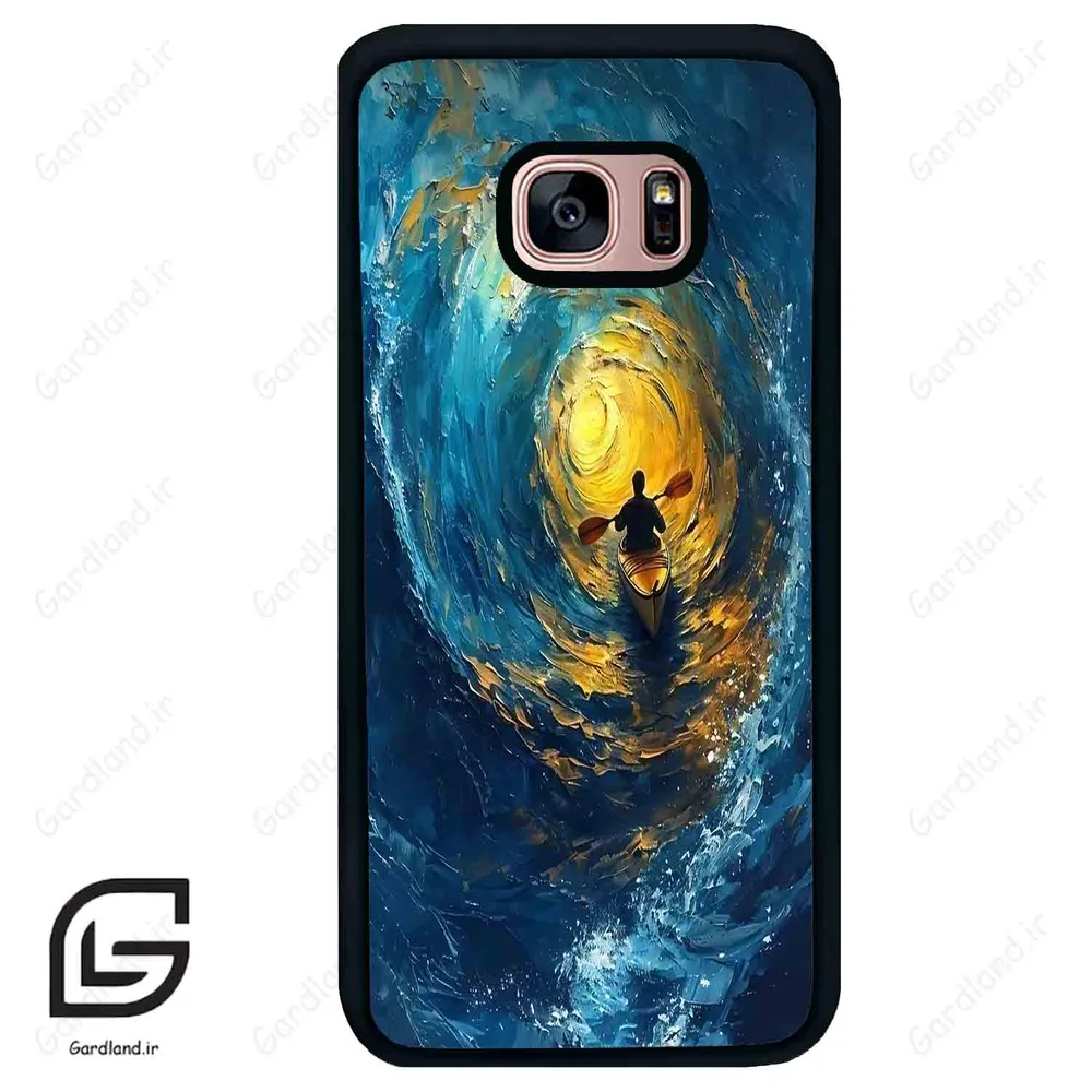 قاب گوشی سامسونگ اس 7 اج (Galaxy S7 EDGE ) طرح دریا کد 2460