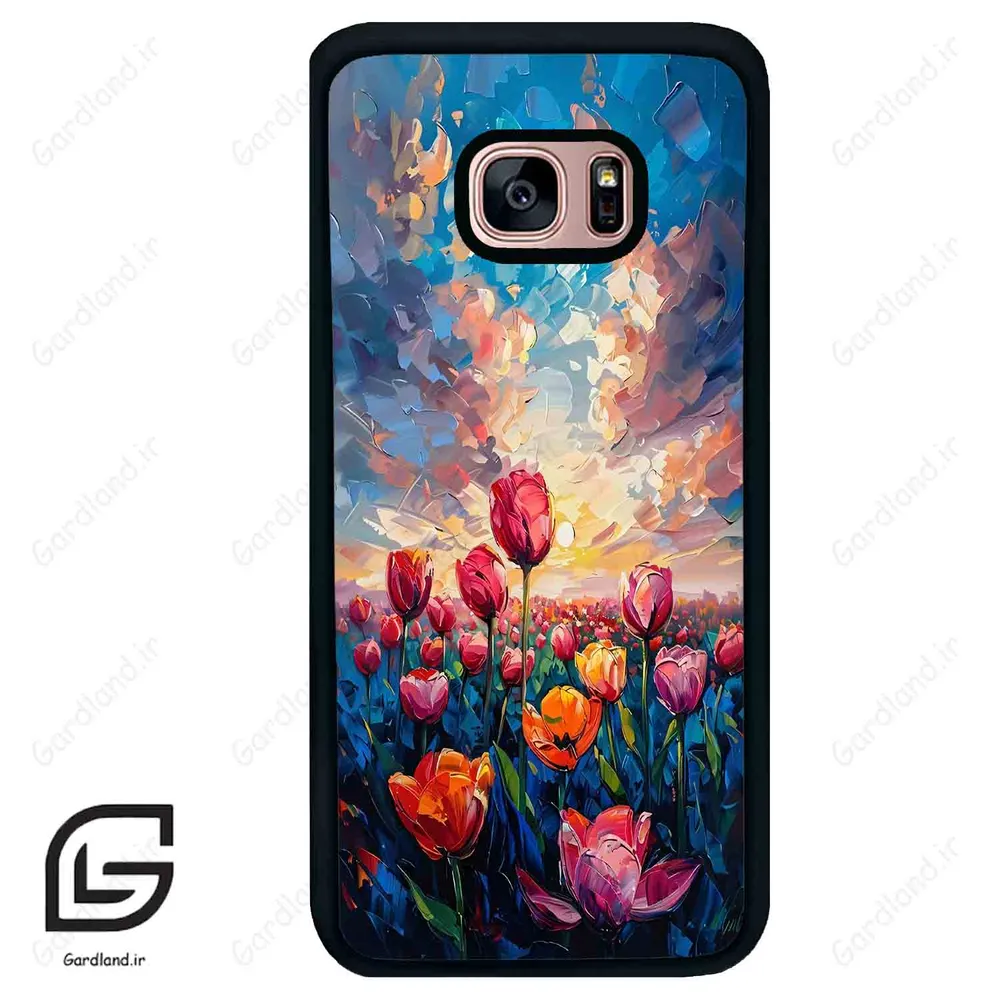 قاب گوشی سامسونگ اس 7 اج (Galaxy S7 EDGE ) طرح گل کد 2466
