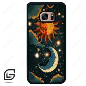قاب گوشی سامسونگ اس 7 اج (Galaxy S7 EDGE ) طرح ماه کد 2474