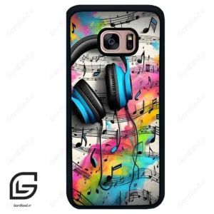 قاب گوشی سامسونگ اس 7 اج (Galaxy S7 EDGE ) طرح موسیقی کد 2482