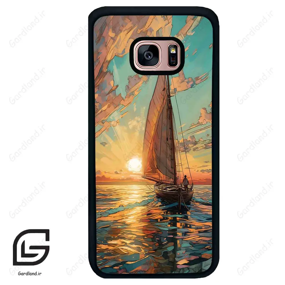 قاب گوشی سامسونگ اس 7 اج (Galaxy S7 EDGE ) طرح قایق کد 2485