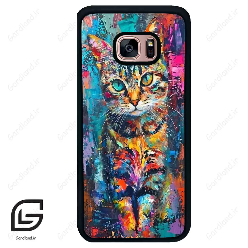 قاب گوشی سامسونگ اس 7 اج (Galaxy S7 EDGE ) طرح گربه کد 2488