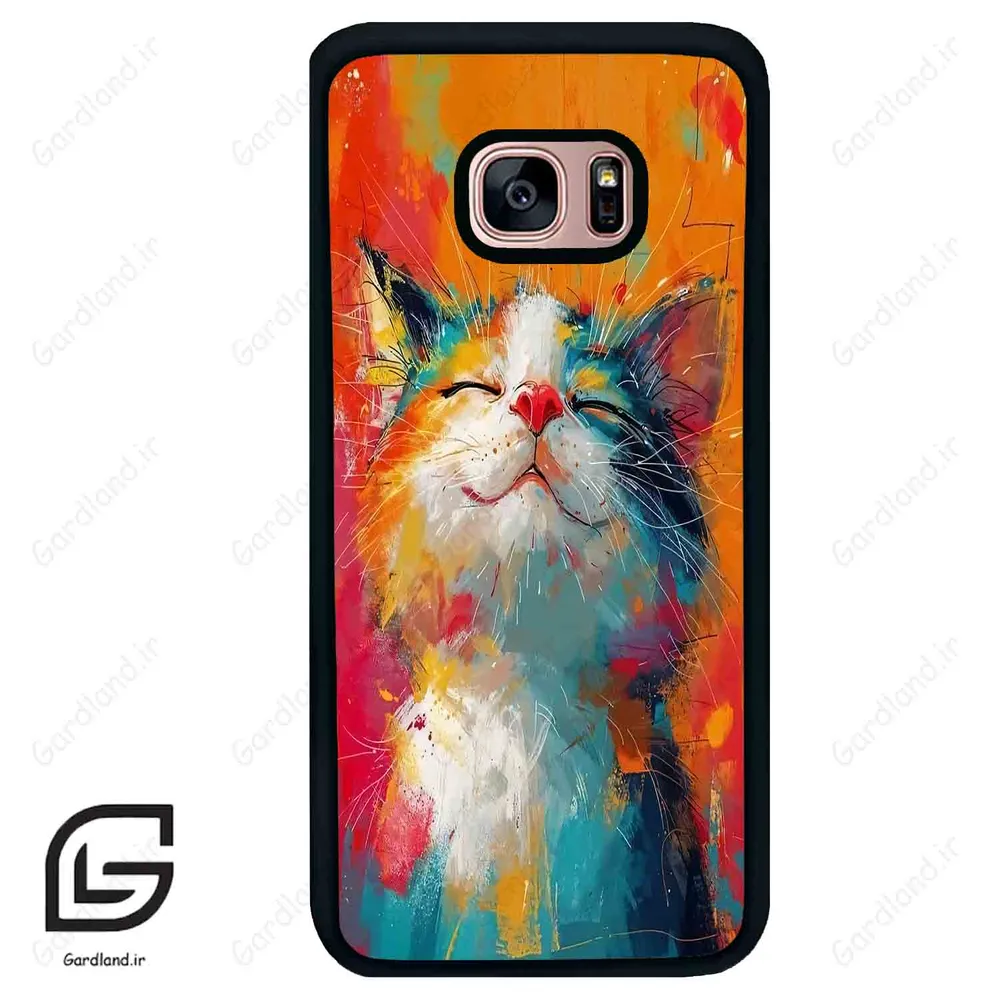 قاب گوشی سامسونگ اس 7 اج (Galaxy S7 EDGE ) طرح گربه کد 2489
