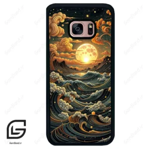 قاب گوشی سامسونگ اس 7 اج (Galaxy S7 EDGE ) طرح غروب کد 2505