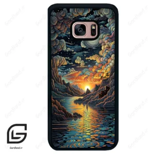 قاب گوشی سامسونگ اس 7 اج (Galaxy S7 EDGE ) طرح نقاشی کد 2519