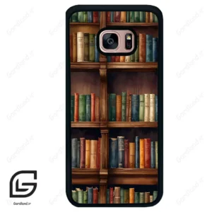 قاب گوشی سامسونگ اس 7 اج (Galaxy S7 EDGE ) طرح کتابخانه کد 2527