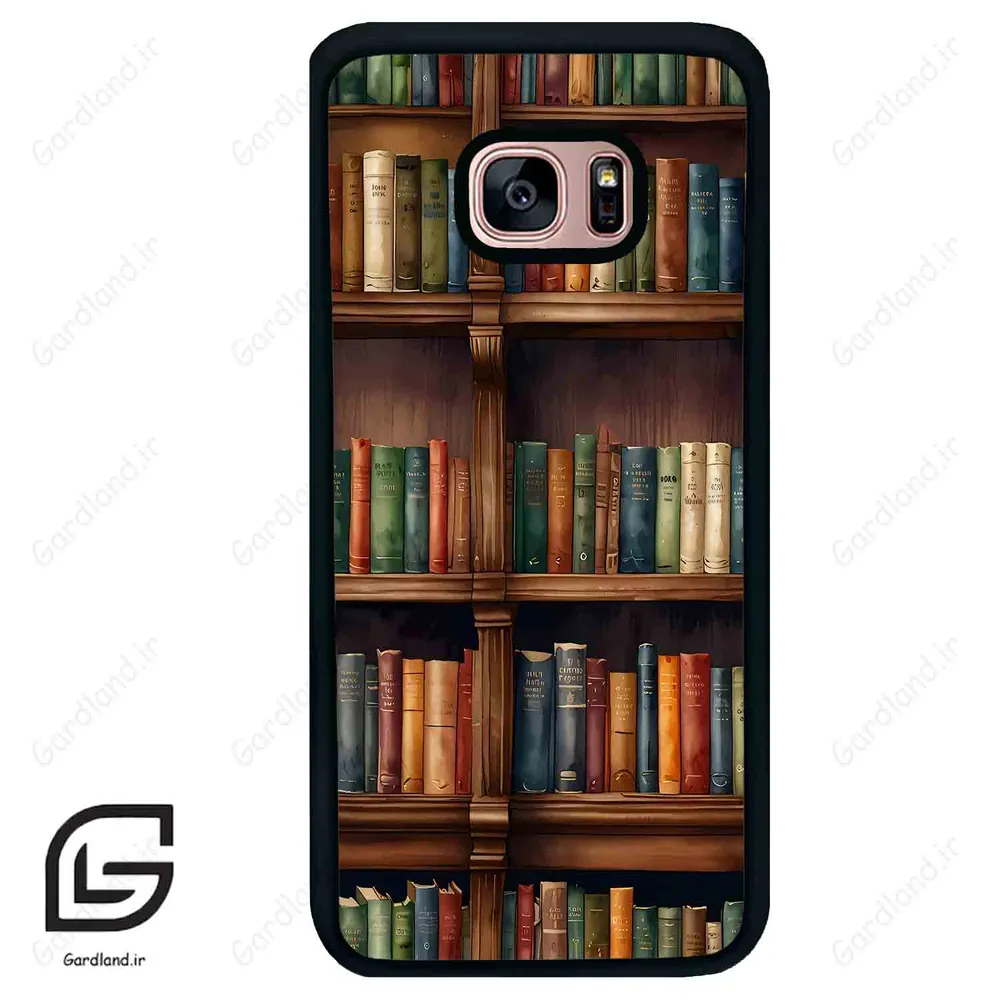 قاب گوشی سامسونگ اس 7 اج (Galaxy S7 EDGE ) طرح کتابخانه کد 2527
