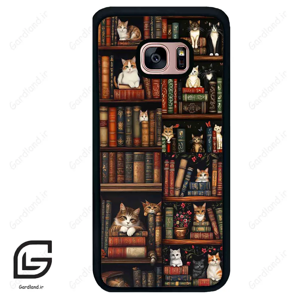 قاب گوشی سامسونگ اس 7 اج (Galaxy S7 EDGE ) طرح کتابخانه کد 2532