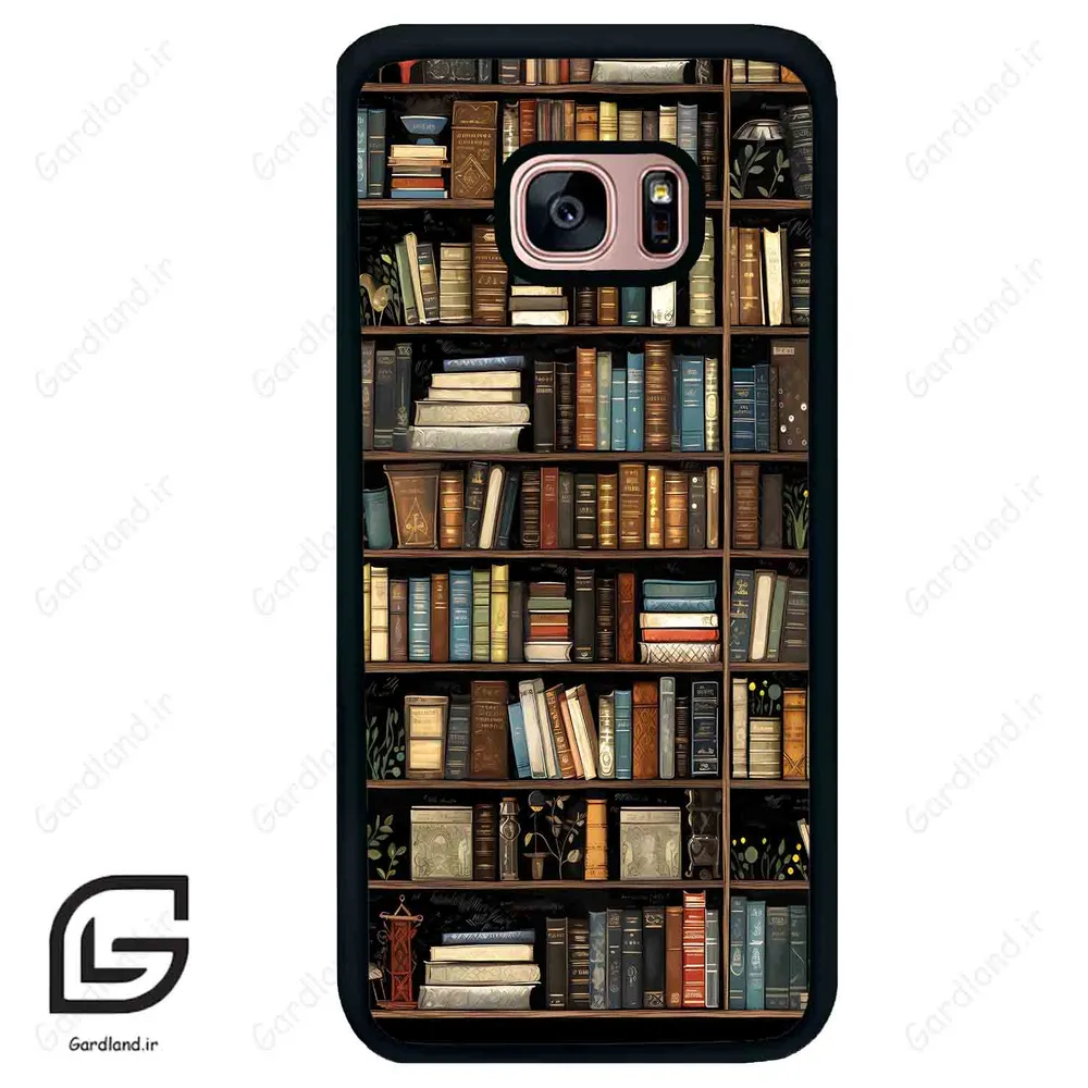 قاب گوشی سامسونگ اس 7 اج (Galaxy S7 EDGE ) طرح کتابخانه کد 2533
