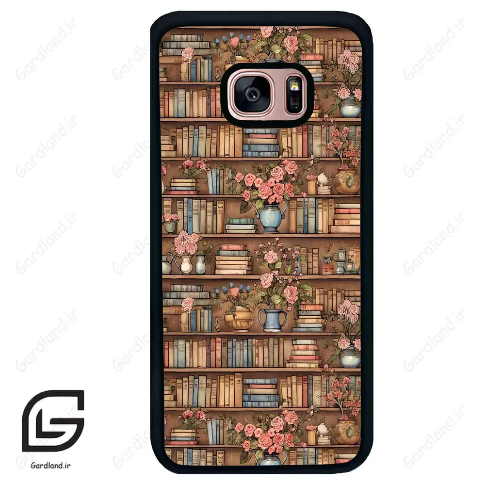 قاب گوشی سامسونگ اس 7 اج (Galaxy S7 EDGE ) طرح کتابخانه کد 2535