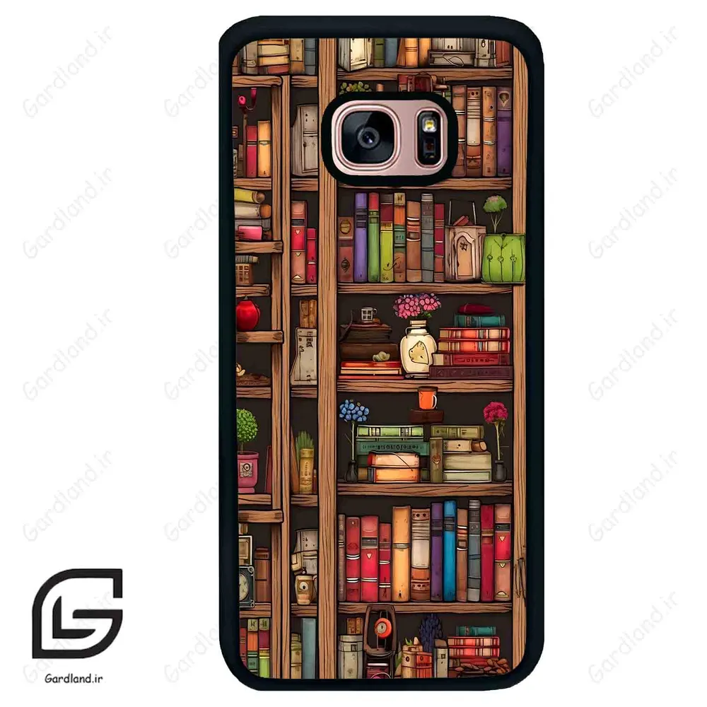 قاب گوشی سامسونگ اس 7 اج (Galaxy S7 EDGE ) طرح کتابخانه کد 2537