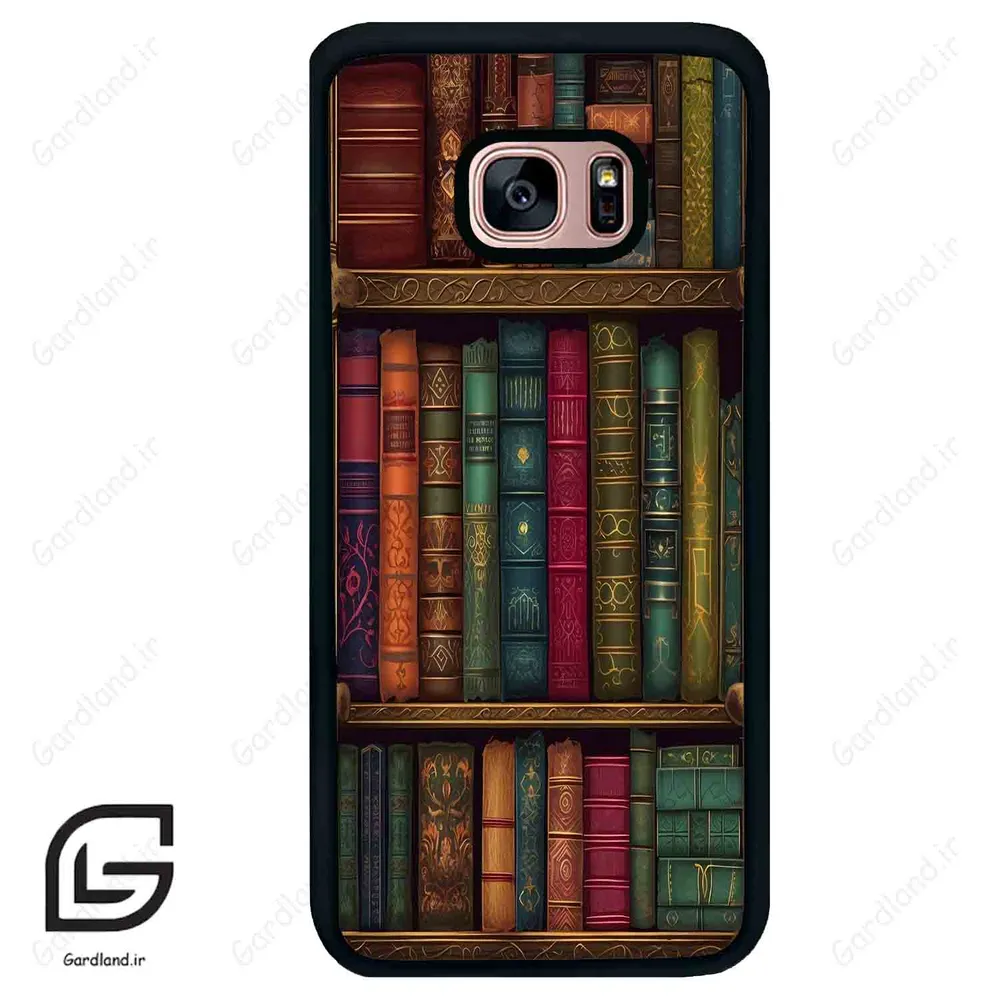 قاب گوشی سامسونگ اس 7 اج (Galaxy S7 EDGE ) طرح کتابخانه کد 2538