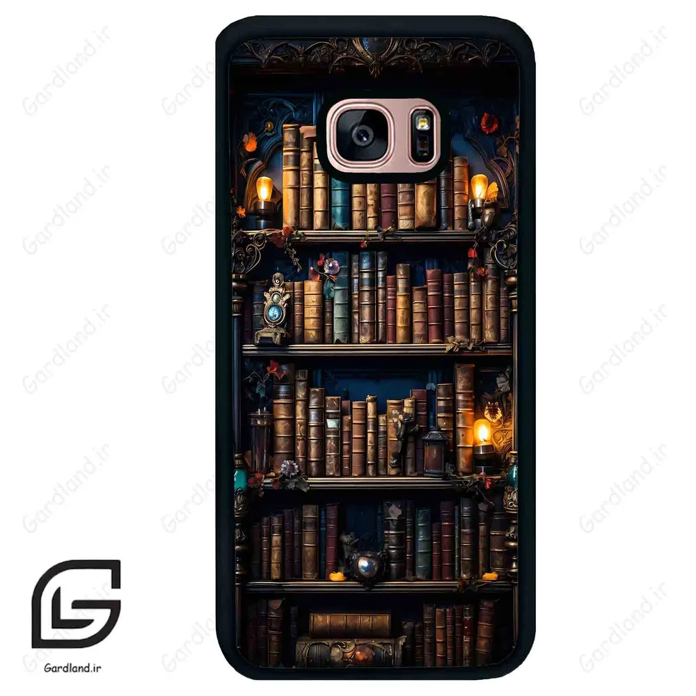 قاب گوشی سامسونگ اس 7 اج (Galaxy S7 EDGE ) طرح کتابخانه کد 2541