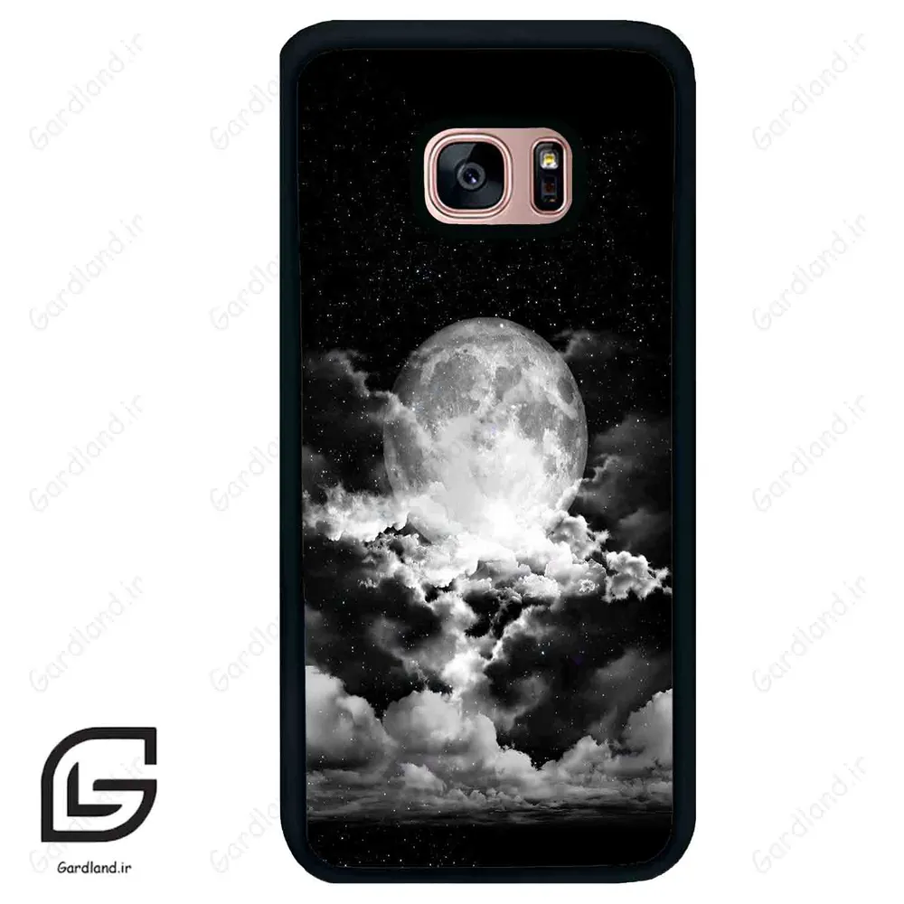 قاب گوشی سامسونگ اس 7 اج (Galaxy S7 EDGE ) طرح ماه کد 2544