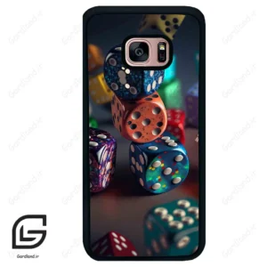 قاب گوشی سامسونگ اس 7 اج (Galaxy S7 EDGE ) طرح تاس کد 2556
