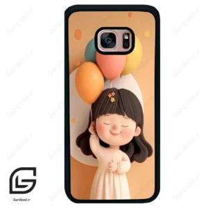 قاب گوشی سامسونگ اس 7 اج (Galaxy S7 EDGE ) طرح دختر کد 2568