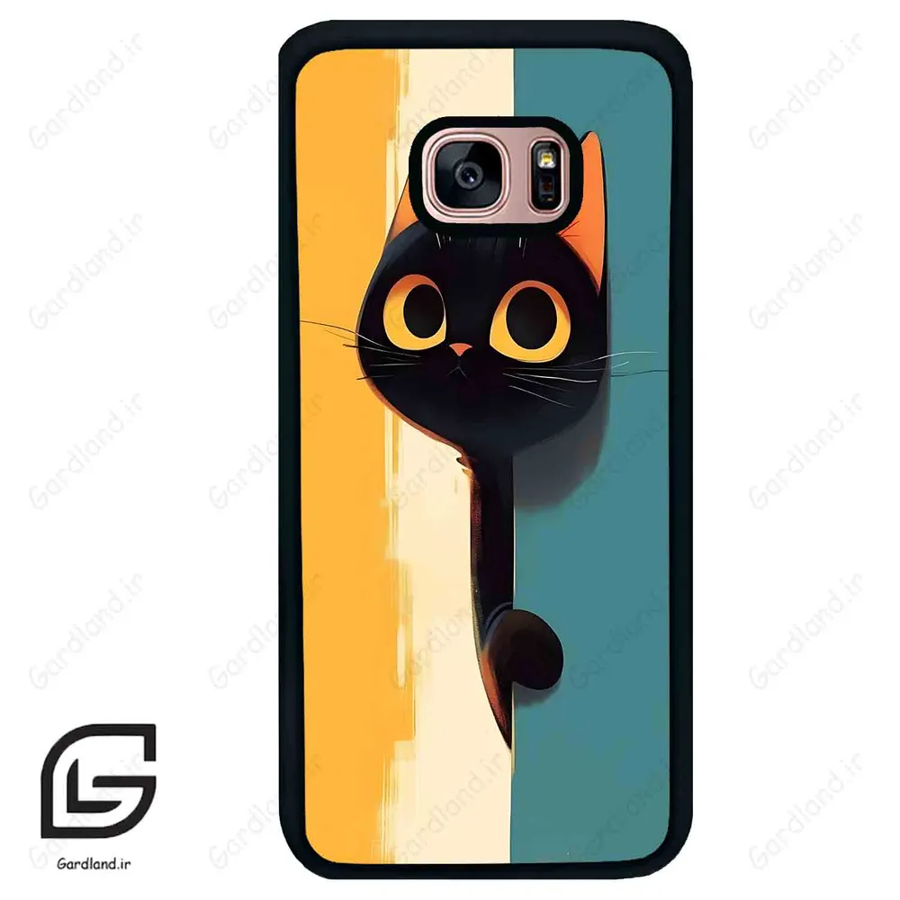 قاب گوشی سامسونگ اس 7 اج (Galaxy S7 EDGE ) طرح گربه کد 2581