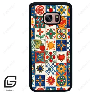 قاب گوشی سامسونگ اس 7 اج (Galaxy S7 EDGE ) طرح کاشی کد 2594