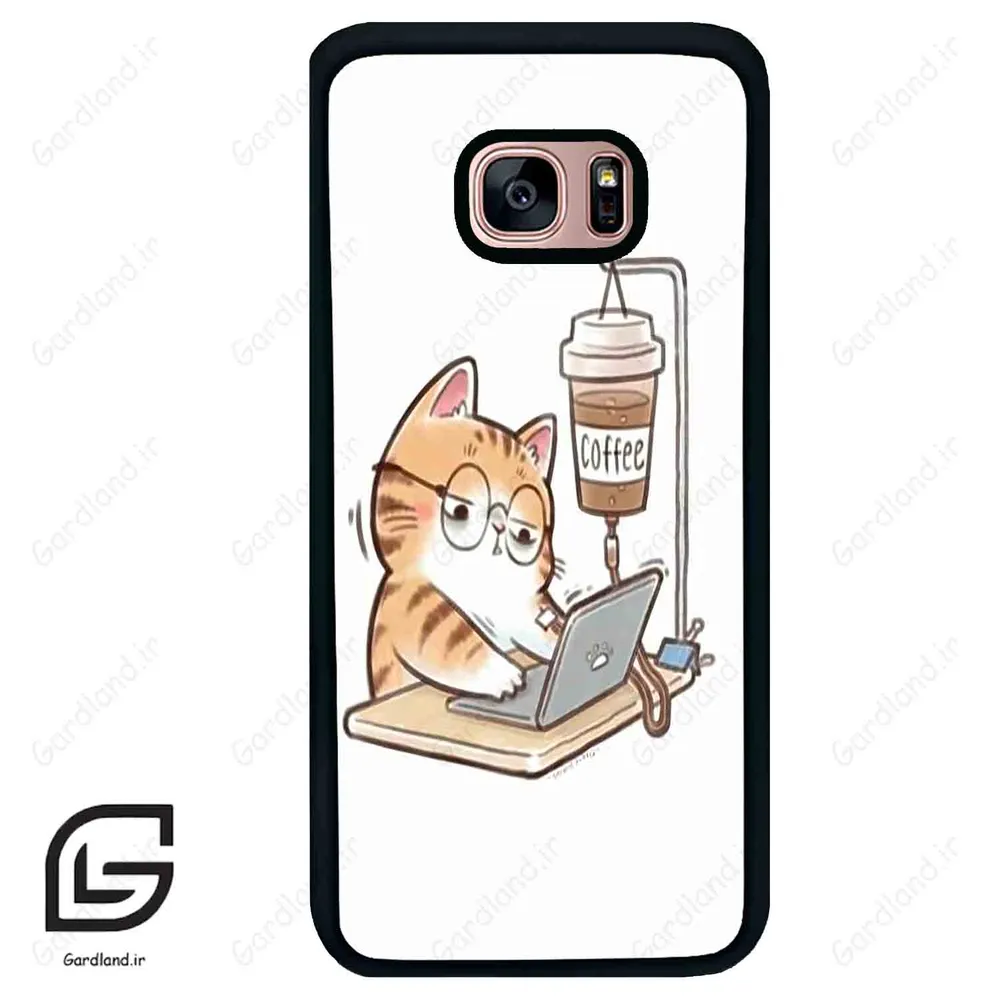 قاب گوشی سامسونگ اس 7 اج (Galaxy S7 EDGE ) طرح گربه کد 2617