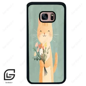 قاب گوشی سامسونگ اس 7 اج (Galaxy S7 EDGE ) طرح گربه کد 2619