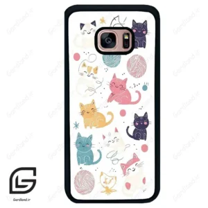 قاب گوشی سامسونگ اس 7 اج (Galaxy S7 EDGE ) طرح گربه کد 2620