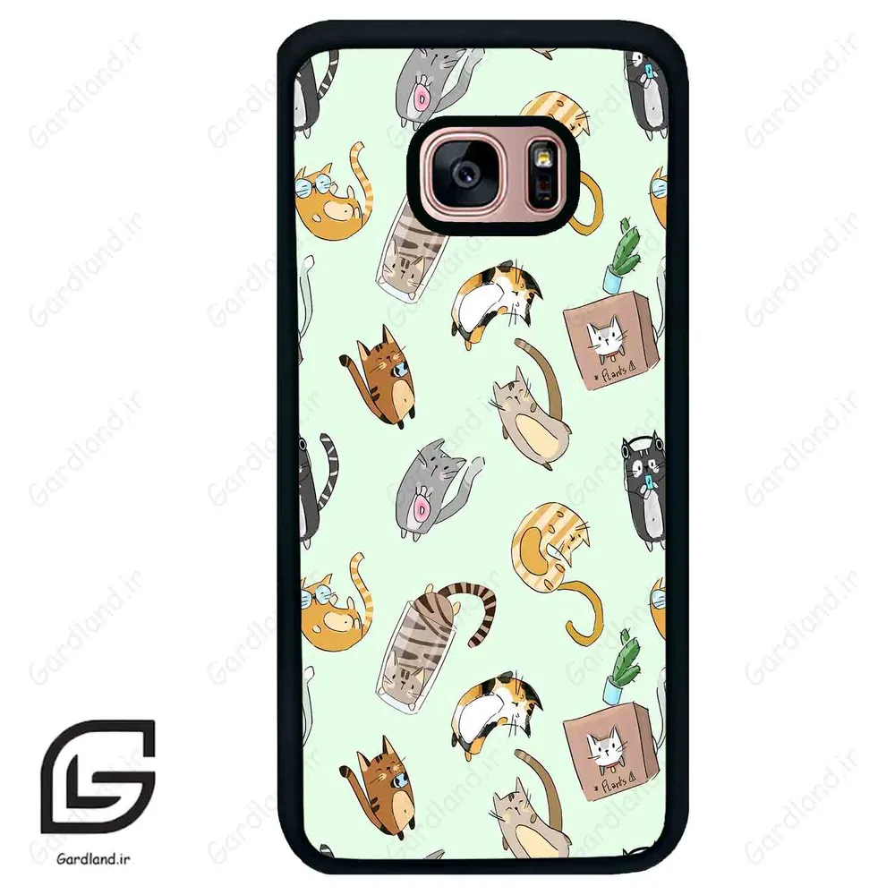 قاب گوشی سامسونگ اس 7 اج (Galaxy S7 EDGE ) طرح گربه کد 2622