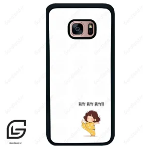 قاب گوشی سامسونگ اس 7 اج (Galaxy S7 EDGE ) طرح خوشحال کد 2647