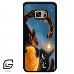 قاب گوشی سامسونگ اس 7 اج (Galaxy S7 EDGE ) طرح گربه کد 2654
