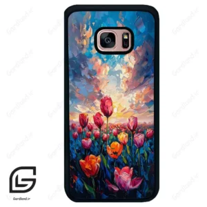 قاب گوشی سامسونگ اس 7 اج (Galaxy S7 EDGE ) طرح گل کد 2687