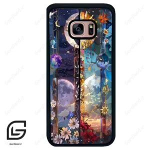 قاب گوشی سامسونگ اس 7 اج (Galaxy S7 EDGE ) طرح ماه کد 2695