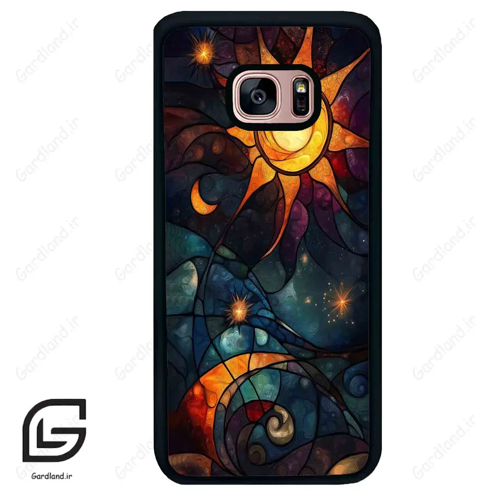 قاب گوشی سامسونگ اس 7 اج (Galaxy S7 EDGE ) طرح خورشید کد 2707