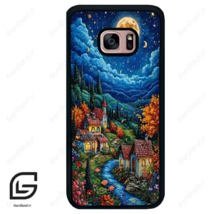 قاب گوشی سامسونگ اس 7 اج (Galaxy S7 EDGE ) طرح دهکده کد 2732