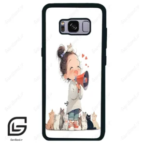 قاب گوشی سامسونگ اس 8 (Galaxy S8 ) طرح دخترانه کد 2027