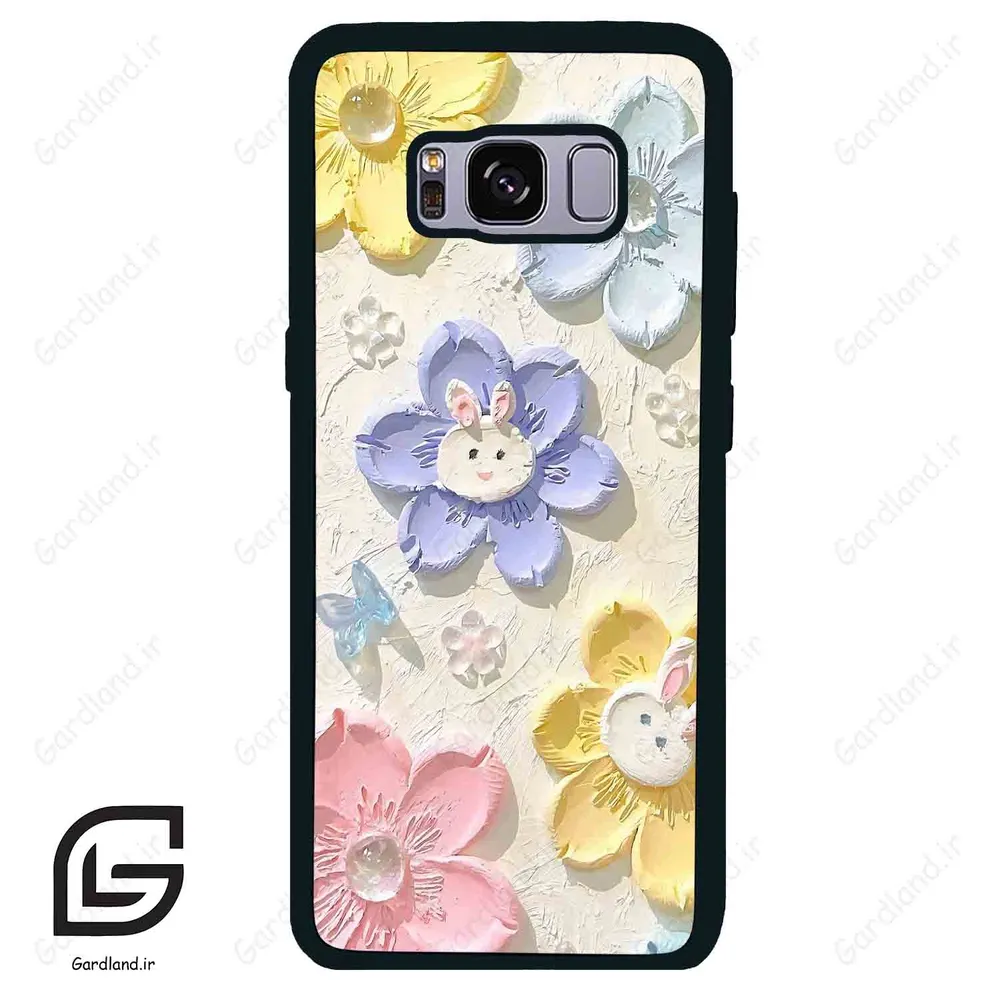 قاب گوشی سامسونگ اس 8 (Galaxy S8 ) طرح گل کد 2046