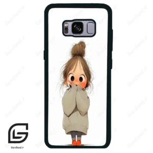 قاب گوشی سامسونگ اس 8 (Galaxy S8 ) طرح دخترانه کد 2054