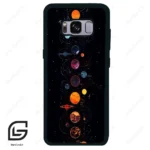 قاب گوشی سامسونگ اس 8 (Galaxy S8 ) طرح کهکشان کد 2062
