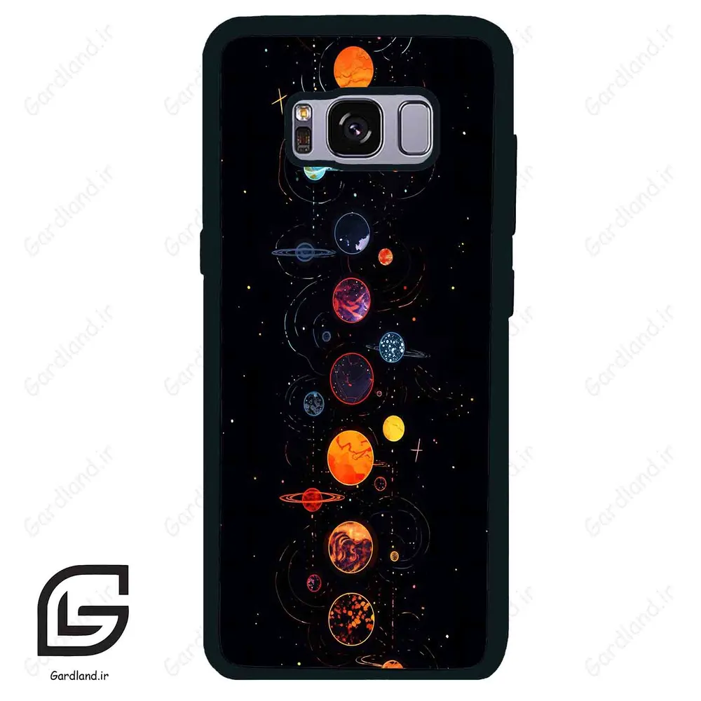 قاب گوشی سامسونگ اس 8 (Galaxy S8 ) طرح کهکشان کد 2062