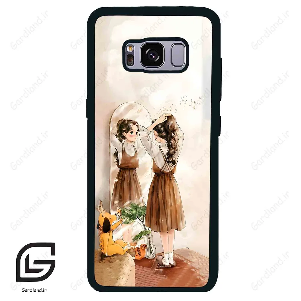 قاب گوشی سامسونگ اس 8 (Galaxy S8 ) طرح دخترانه کد 2078