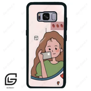 قاب گوشی سامسونگ اس 8 (Galaxy S8 ) طرح دخترانه کد 2141