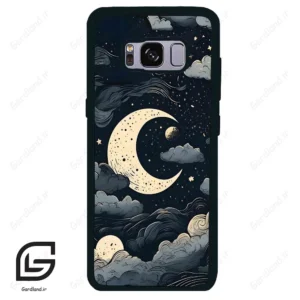 قاب گوشی سامسونگ اس 8 (Galaxy S8 ) طرح ماه کد 2173