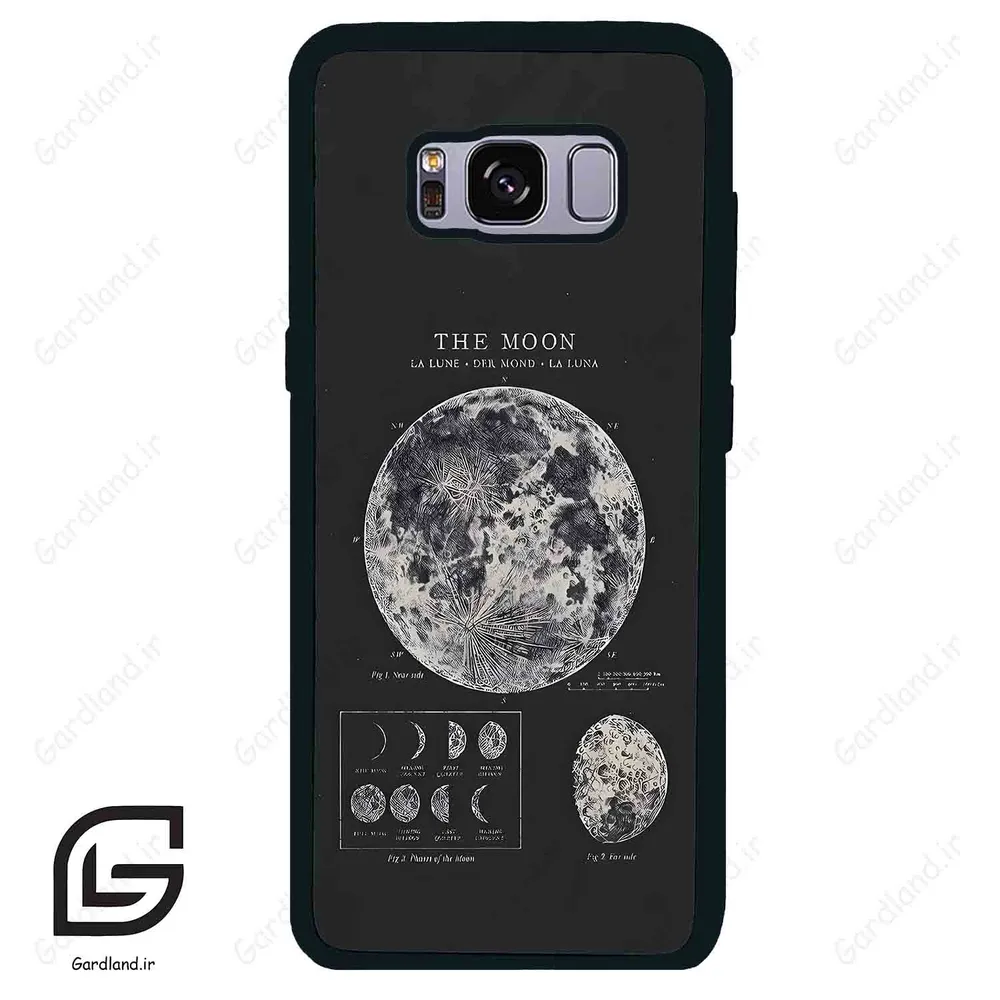 قاب گوشی سامسونگ اس 8 (Galaxy S8 ) طرح ماه کد 2175