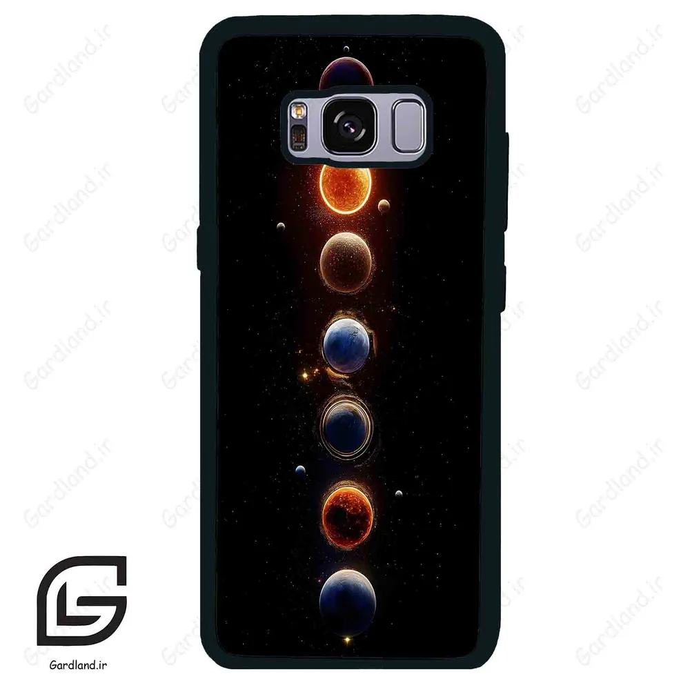قاب گوشی سامسونگ اس 8 (Galaxy S8 ) طرح ماه کد 2186