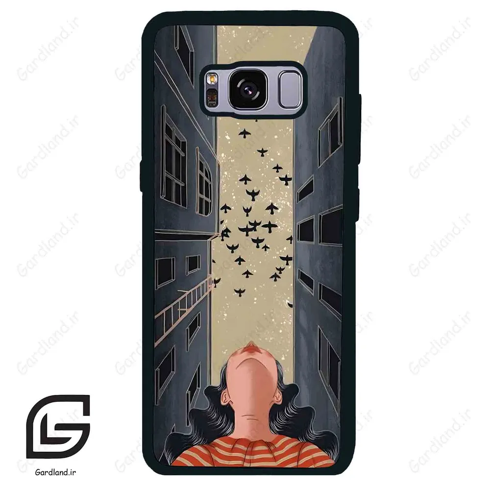 قاب گوشی سامسونگ اس 8 (Galaxy S8 ) طرح دختر کد 2311