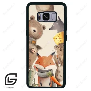 قاب گوشی سامسونگ اس 8 (Galaxy S8 ) طرح حیوانات کد 2338