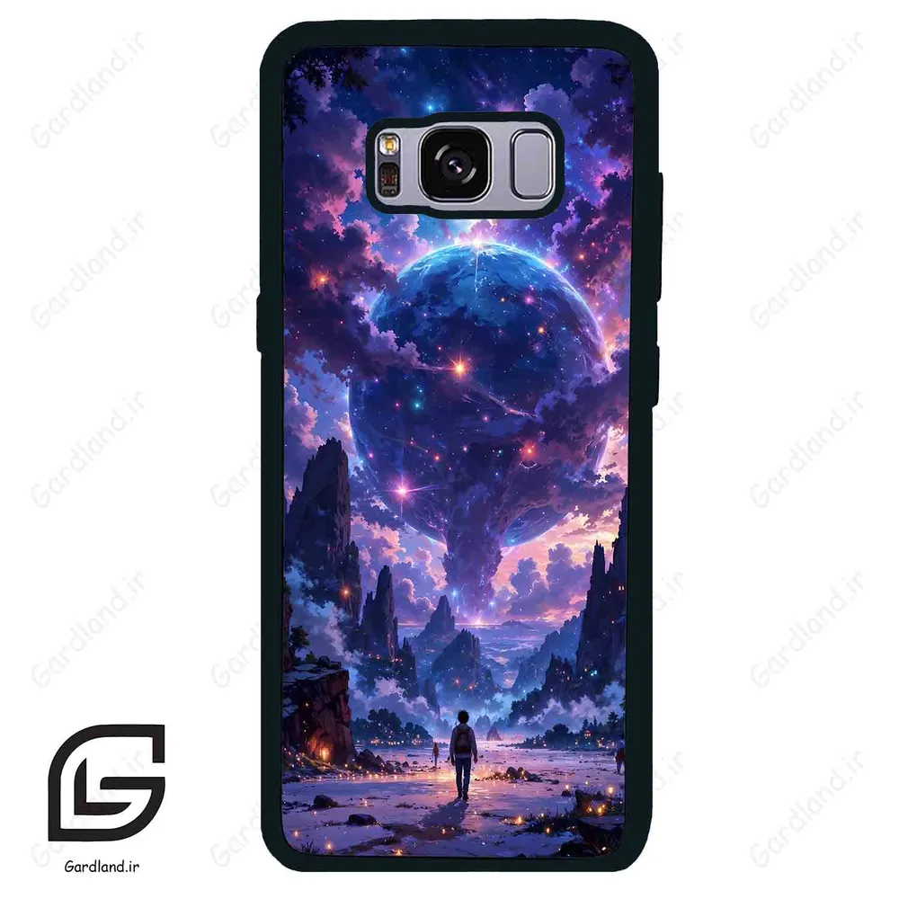 قاب گوشی سامسونگ اس 8 (Galaxy S8 ) طرح ماه کد 2343