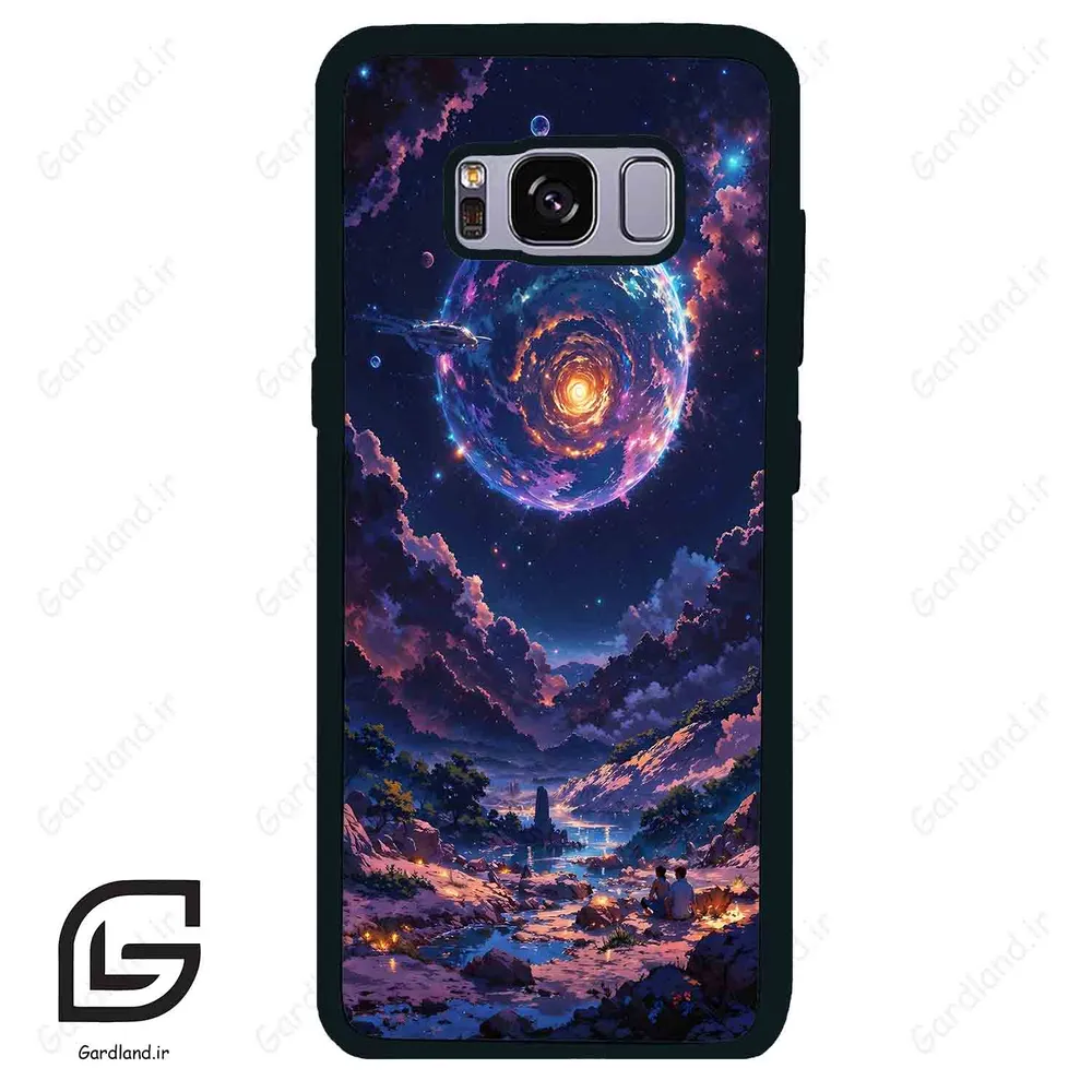 قاب گوشی سامسونگ اس 8 (Galaxy S8 ) طرح ماه کد 2344