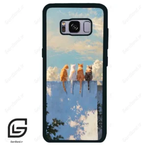 قاب گوشی سامسونگ اس 8 (Galaxy S8 ) طرح گربه کد 2367