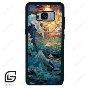 قاب گوشی سامسونگ اس 8 (Galaxy S8 ) طرح موج کد 2413