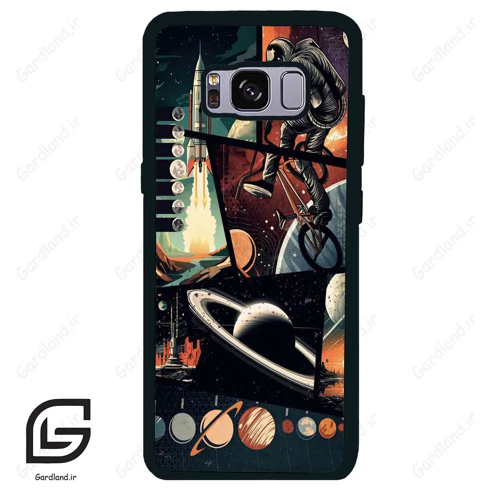 قاب گوشی سامسونگ اس 8 (Galaxy S8 ) طرح فضانورد کد 2415
