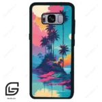 قاب گوشی سامسونگ اس 8 (Galaxy S8 ) طرح جزیره کد 2461
